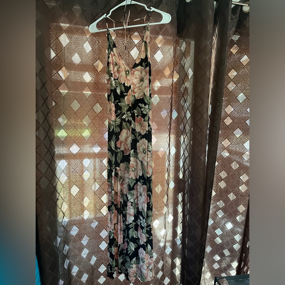 Reformation maxi floral dress